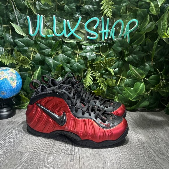 Nike Air Foamposite Pro University Red Black 624041-604 Mens Shoes Size 8.5
